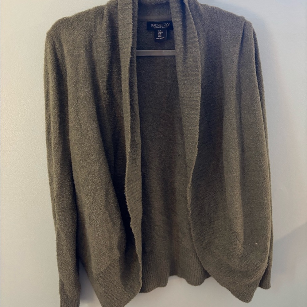 Rachel Zoe Women's Olive Cardigan Sweater